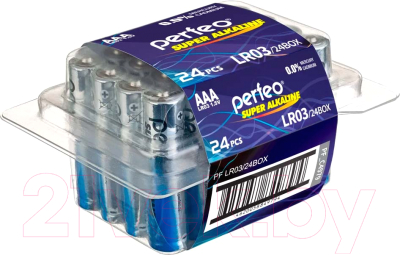 Комплект батареек Perfeo Super Alkaline / PF LR03/24BOX