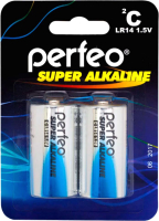 Комплект батареек Perfeo Super Alkaline / PF LR14/2BL - 