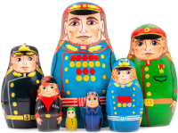 

Матрешка сувенирная Брестская Фабрика Сувениров, Солдаты Великой Победы / 7310