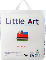 Подгузники детские Little Art S 4-6кг (84шт) - 