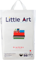 Подгузники детские Little Art M 6-9кг (66шт) - 