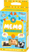 

Настольная игра, Актив Time Мемо Кошки и собаки / 04350