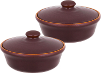 

Набор горшочков для запекания Elan Gallery, TerraCotta / 570144