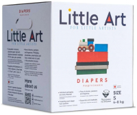 Подгузники детские Little Art S 4-8кг (36шт) - 