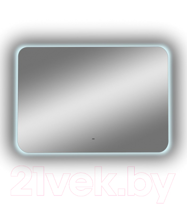 Зеркало Континент Burzhe Led 100x70 (бесконтактный сенсор, подогрев, холодная подсветка)