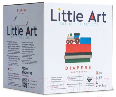 Подгузники детские Little Art L 9-14кг (36шт)