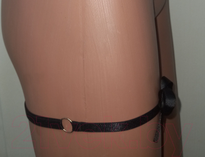 Подвязка эротическая Nixie Maddalena эластичеая лента (черный)