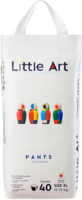 Подгузники-трусики детские Little Art XL 12-15кг (40шт)