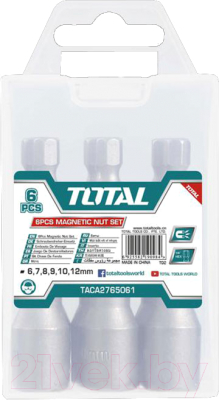 Набор головок слесарных TOTAL TAC2765061 (6шт)