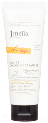 Пенка для умывания Jmella In France La Tulipe Morning Cleanser Тюльпан, Альпийская фиалка (150мл)