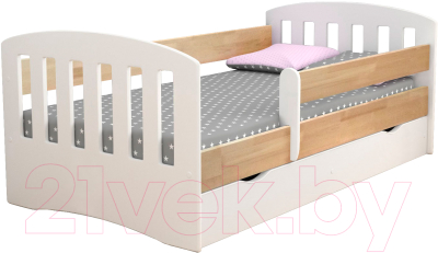 Кровать-тахта детская Мебель детям Классика 80x160 КМ-80 (белый)