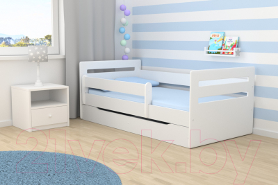 Кровать-тахта детская Мебель детям Мода 80x170 М-80 (белый)