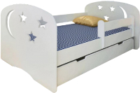 Кровать-тахта детская Мебель детям Ночь 80x160 Н-80 - 