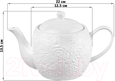 Заварочный чайник Elan Gallery Розы / 540303