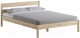 Двуспальная кровать Домаклево Мечта 160x200 (береза) - 