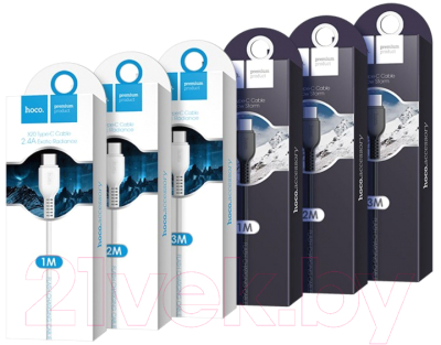Изображение товара Кабель Hoco X20 Type-C (3м, белый)