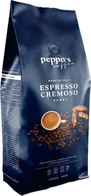 Кофе в зернах Peppo’s Coffee Espresso Cremoso (1кг) - 