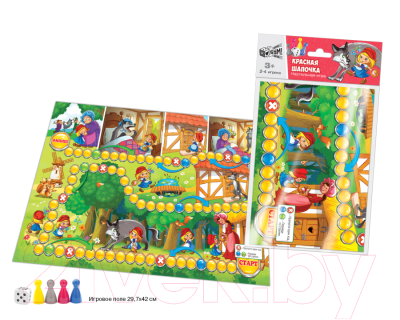 Изображение товара Настольная игра Русский стиль Красная шапочка / 7114