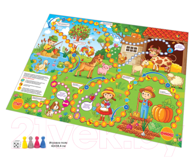 Изображение товара Настольная игра Русский стиль Лето в деревне / 7103