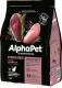 Сухой корм для кошек AlphaPet Superpremium Sterilized с уткой и индейкой / 111012 (400г) - 