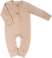 Комбинезон для малышей Amarobaby Fashion / AB-OD21-FS501/03-74 (бежевый, р. 74) - 