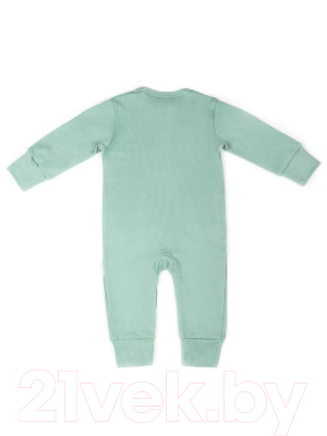 Комбинезон для малышей Amarobaby Fashion / AB-OD21-FS501/13-56 (зеленый, р. 56)