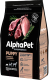 Миниатюра изображения товара Сухой корм для собак AlphaPet Superpremium Puppy мелких пород с ягненком и индейкой / 121104 (500г)