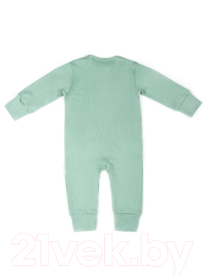 Комбинезон для малышей Amarobaby Fashion / AB-OD21-FS501/13-80 (зеленый, р. 80)