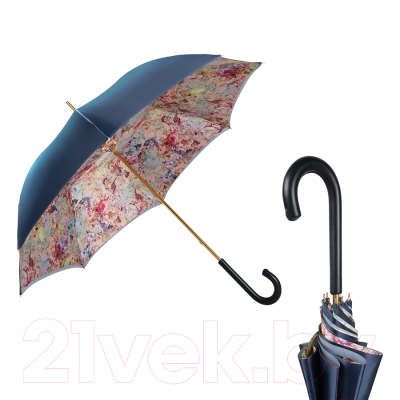 Зонт-трость Pasotti Becolore Blu Rosa Fantasia Original
