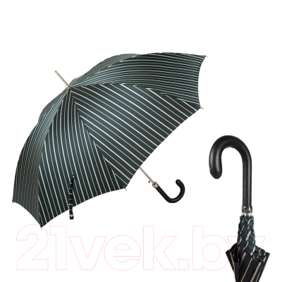 Зонт-трость Pasotti Classic Pelle Bruce Verde