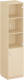 Шкаф-пенал с витриной Речицадрев Модуль / Р 286.10-01 (клен танзау) - 