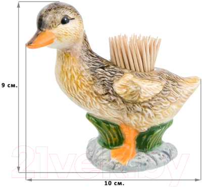 Изображение товара Держатель для зубочисток Elan Gallery Уточка / 340046