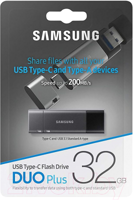 Usb flash накопитель Samsung DUO Plus 32GB (MUF-32DB/APC)