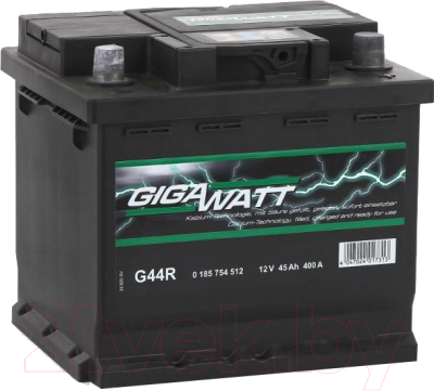 Автомобильный аккумулятор Gigawatt G44R / 545412040 (45 А/ч)