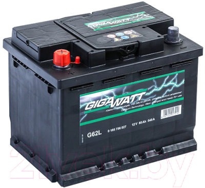 Автомобильный аккумулятор Gigawatt G62L / 560127054 (60 А/ч)