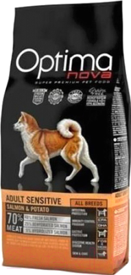 

Корм для собак Optimanova, Adult Sensitive Salmon & Potato