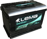 Автомобильный аккумулятор Klema Better 6CT-74 АзЕ (74 А/ч) - 