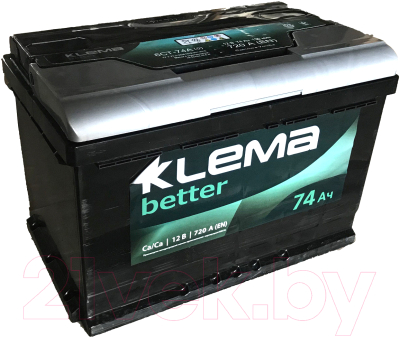 

Автомобильный аккумулятор Klema, Better 6CT-74 АзЕ