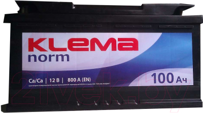 Автомобильный аккумулятор Klema Norm 6CT-100 АзЕ (100 А/ч)
