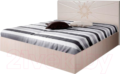 Полуторная кровать Мебель-Парк Аврора 5 200x140 (светлый)