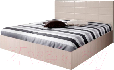 Двуспальная кровать Мебель-Парк Аврора 2 200x180 (светлый)