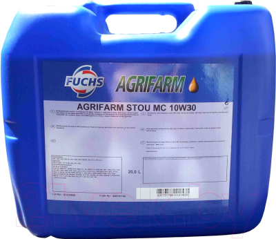 Моторное масло Fuchs Agrifarm Stou Mc 10W30 / 600632571 (20л)