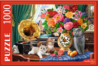 

Пазл РЫЖИЙ КОТ, Котики и Голландский Натюрморт / Ф1000-0049