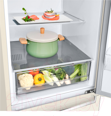 Холодильник с морозильником LG DoorCooling GW-B459SECM
