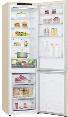 Холодильник с морозильником LG DoorCooling GW-B509SEZM