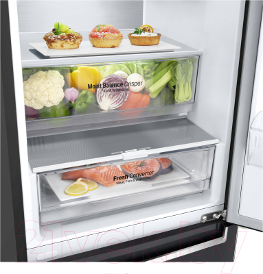 Холодильник с морозильником LG DoorCooling GW-B509SBNM