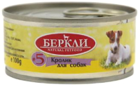 Влажный корм для собак Berkley Local №5 с кроликом / 75505 (100г) - 