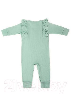 Комбинезон для малышей Amarobaby Fashion / AB-OD21-FS52/13-68 (зеленый, р. 68)