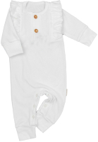 Комбинезон для малышей Amarobaby Fashion / AB-OD21-FS52/33-56 (молочный, р. 56) - 