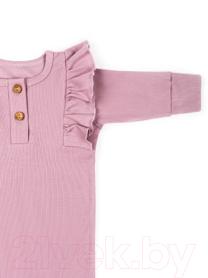 Комбинезон для малышей Amarobaby Fashion / AB-OD21-FS52/06-56 (розовый, р. 56)